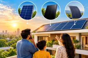 Family Exploring Home Solar Energy