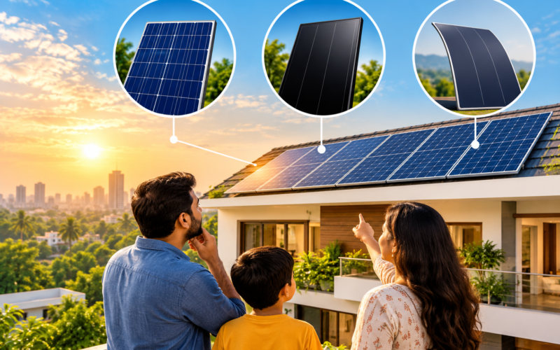 Family Exploring Home Solar Energy